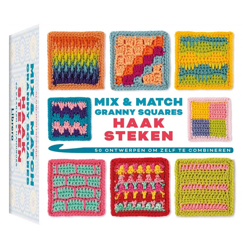 Mix & Match granny squares - haaksteken - C. Montgomerie