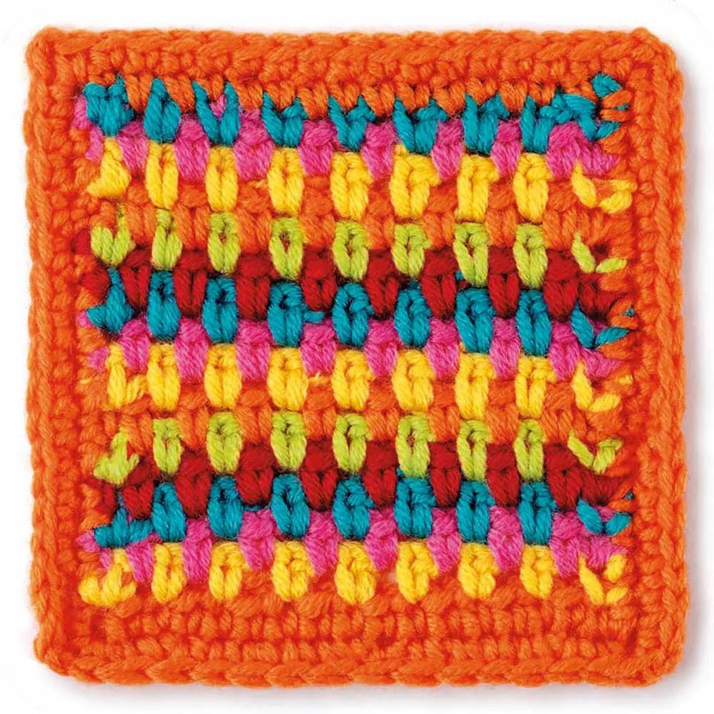 Mix & Match granny squares - haaksteken - C. Montgomerie