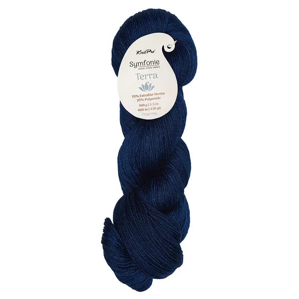 Symfonie Yarns - Terra - Solid - delhi blue - SS2003