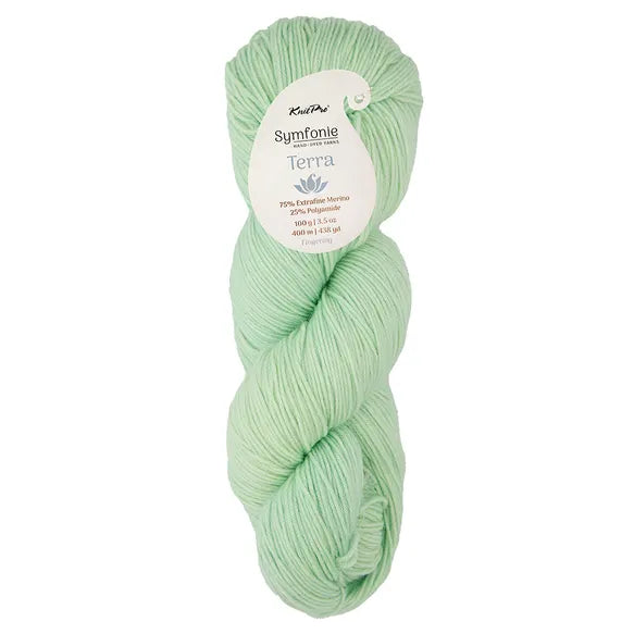 Symfonie Yarns - Terra - Solid - lime fizz - SS2016