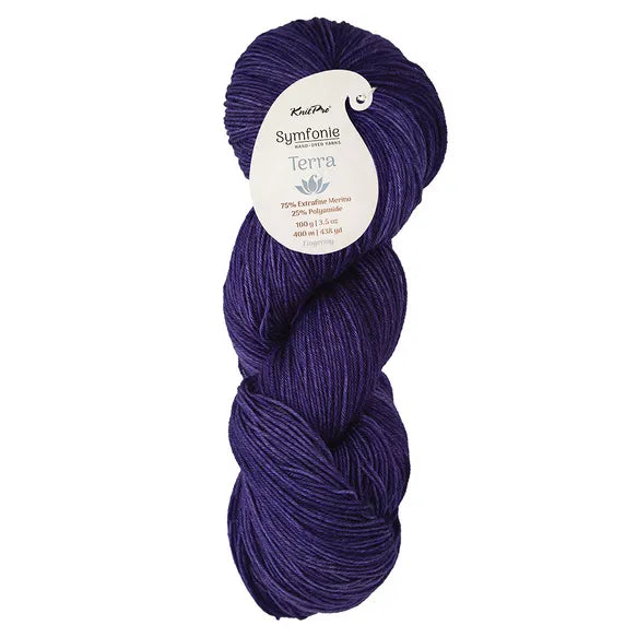 Symfonie Yarns - Terra - Solid - java plum - SS2019