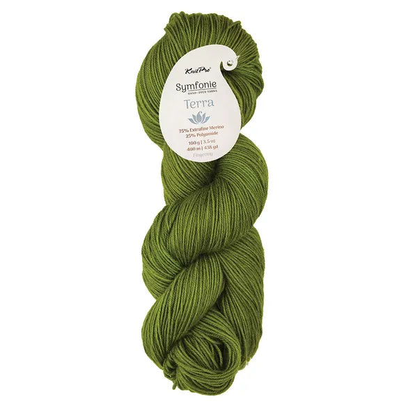 Symfonie Yarns - Terra - Solid - rain forest - SS2021