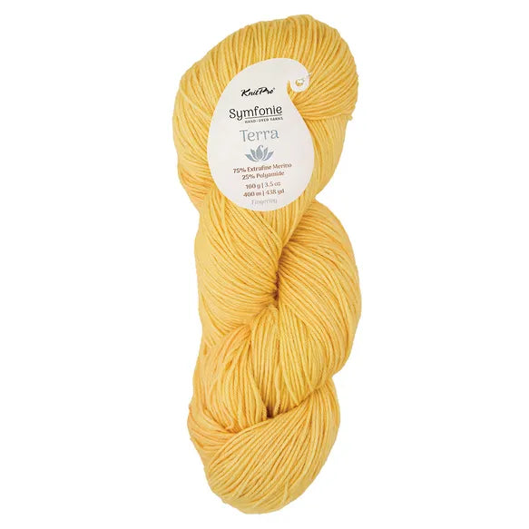 Symfonie Yarns - Terra - Solid - sunshine - SS2022