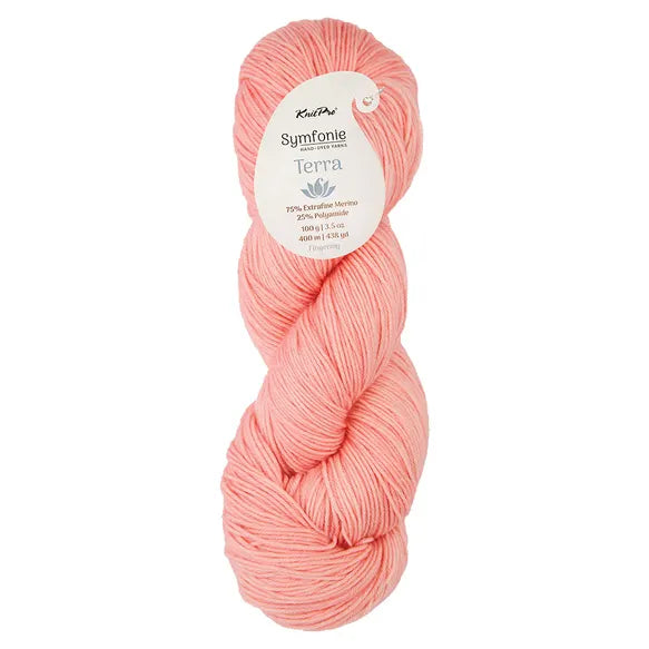 Symfonie Yarns - Terra - Solid - coral blush - SS2023