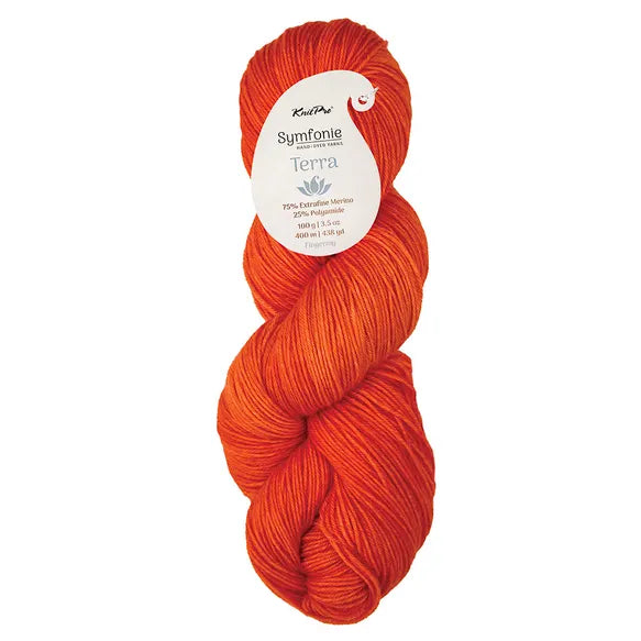 Symfonie Yarns - Terra - Solid - tangerine - SS2024
