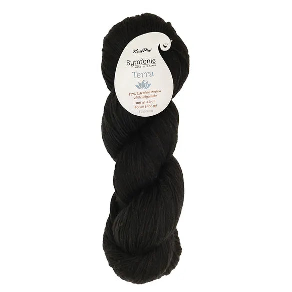 Symfonie Yarns - Terra - Solid - jet black - SS2031
