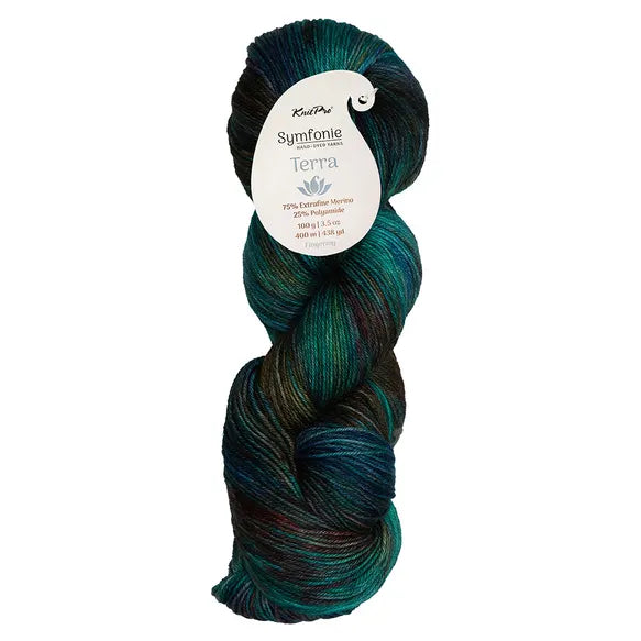 Symfonie Yarns - Terra - Variegated - tropical seascape - VR2004