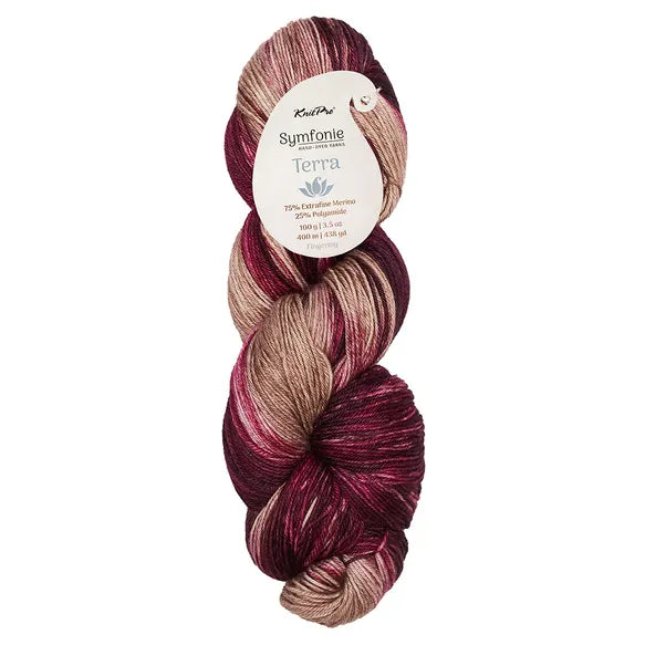 Symfonie Yarns - Terra - Variegated - cafe rose - VR2007