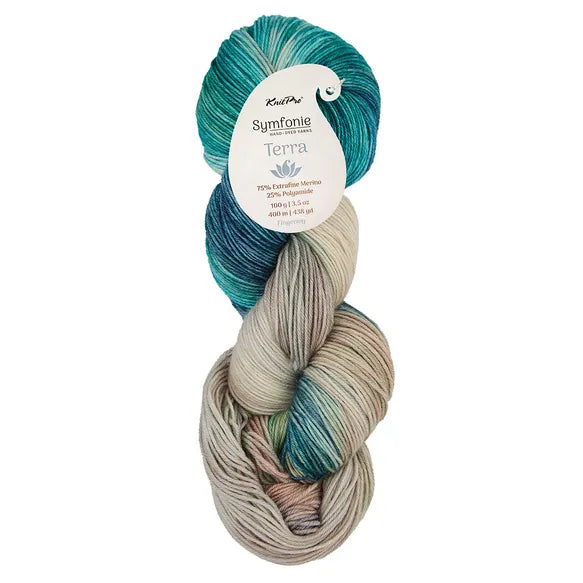 Symfonie Yarns - Terra - Variegated - sandy sea - VR2014