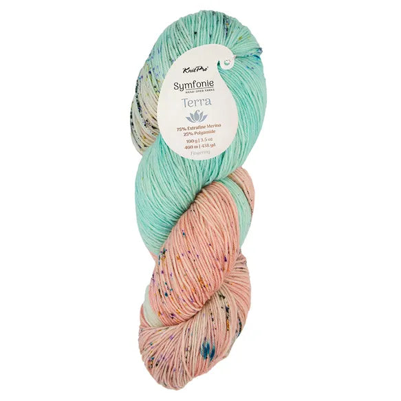 Symfonie Yarns - Terra - Variegated - bonnie blooms - VR2018