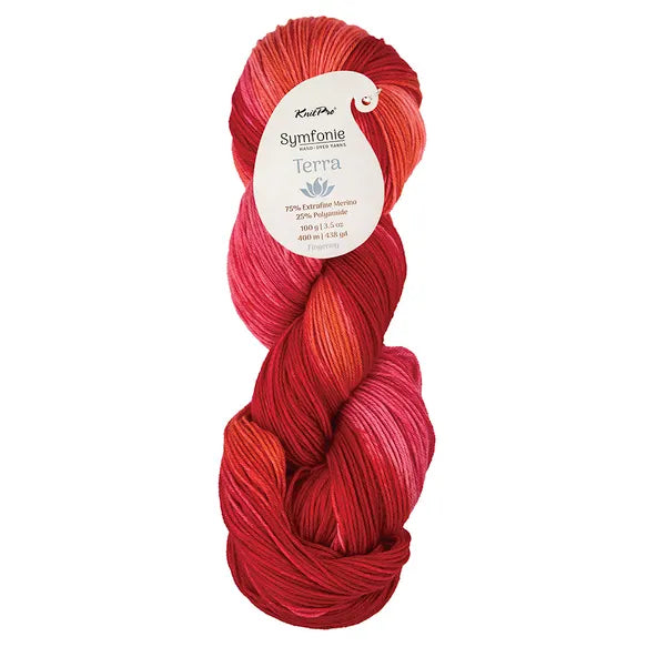 Symfonie Yarns - Terra - Variegated - berry bowl - VR2021