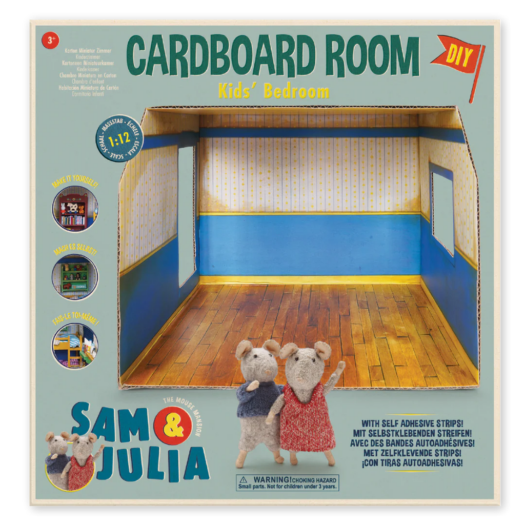 Sam & Julia - Het Muizenhuis - Kartonnen Miniatuur Kinderkamer
