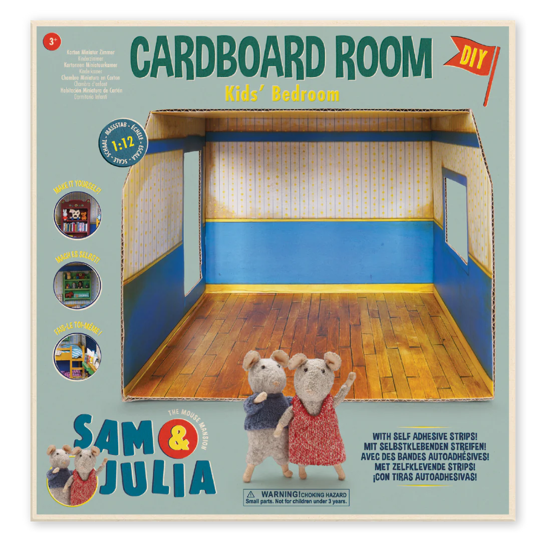 Sam & Julia - Het Muizenhuis - Kartonnen Miniatuur Kinderkamer