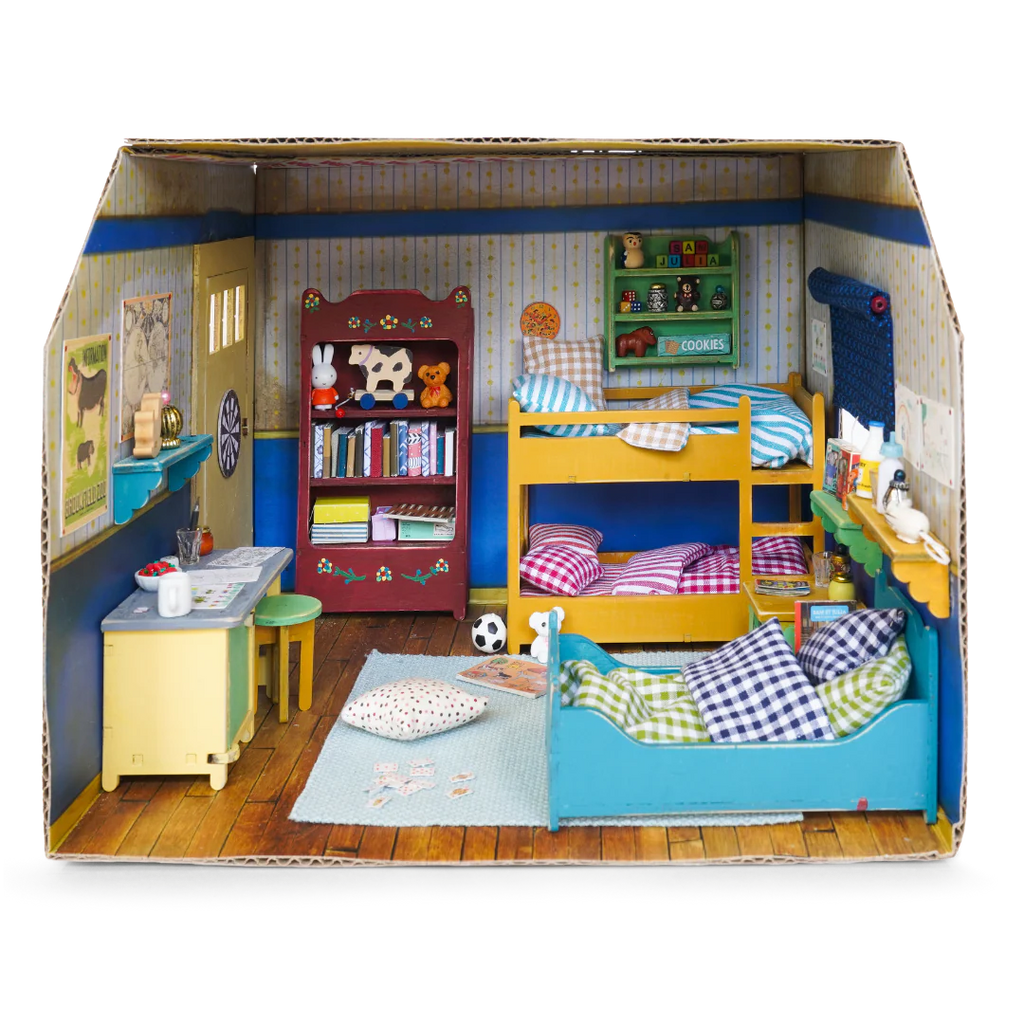 Sam & Julia - Het Muizenhuis - Kartonnen Miniatuur Kinderkamer