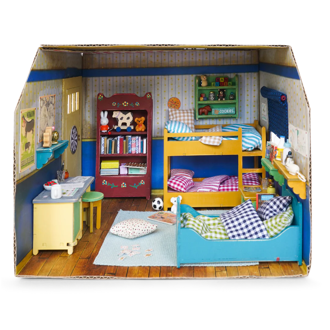 Sam & Julia - Het Muizenhuis - Kartonnen Miniatuur Kinderkamer