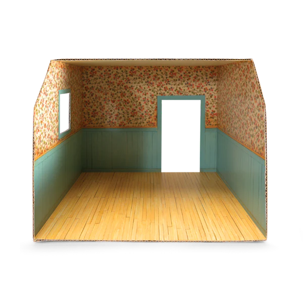 Sam & Julia - Het Muizenhuis - Kartonnen Miniatuur Slaapkamer