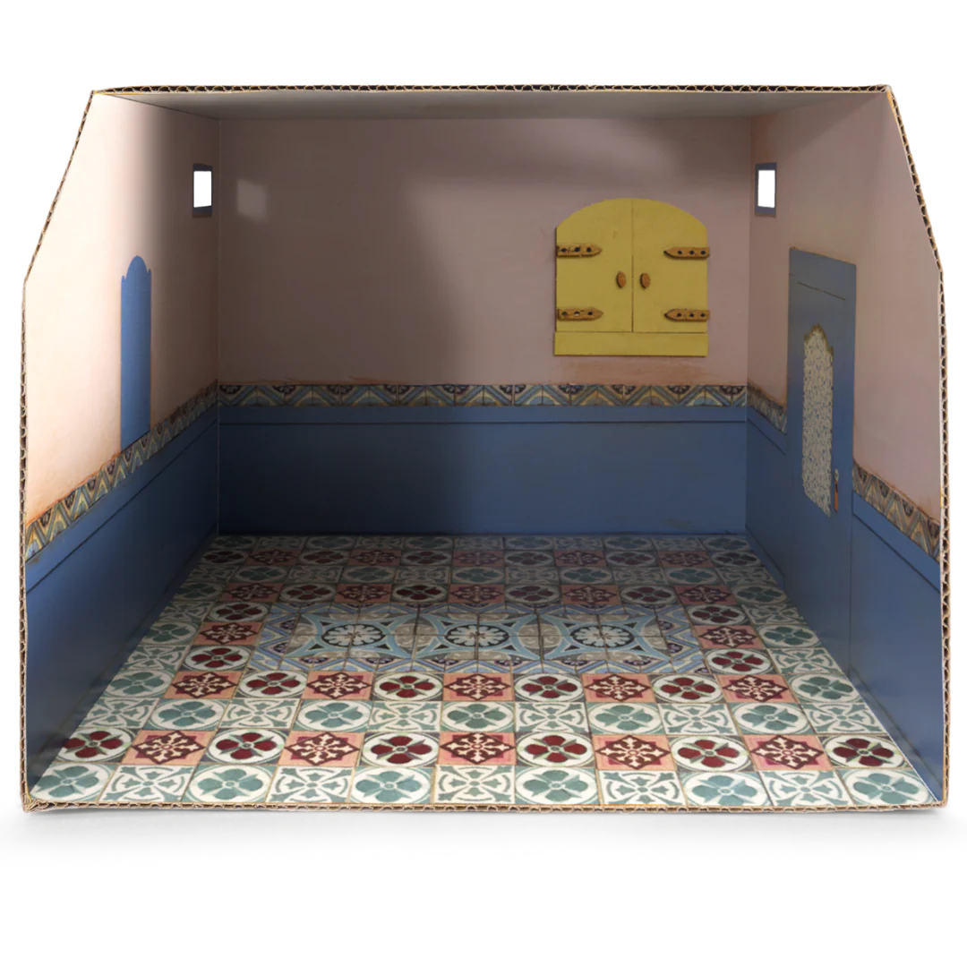 Sam & Julia - Het Muizenhuis - Kartonnen Miniatuur Badkamer