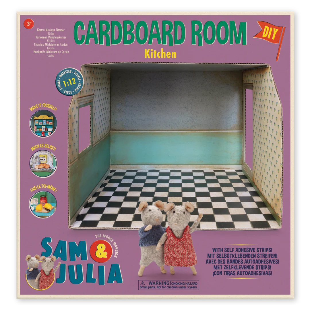 Sam & Julia - Het Muizenhuis - Kartonnen Miniatuur Keuken