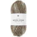 Rico - Socks Sprinkly Stripey 6-ply - forest