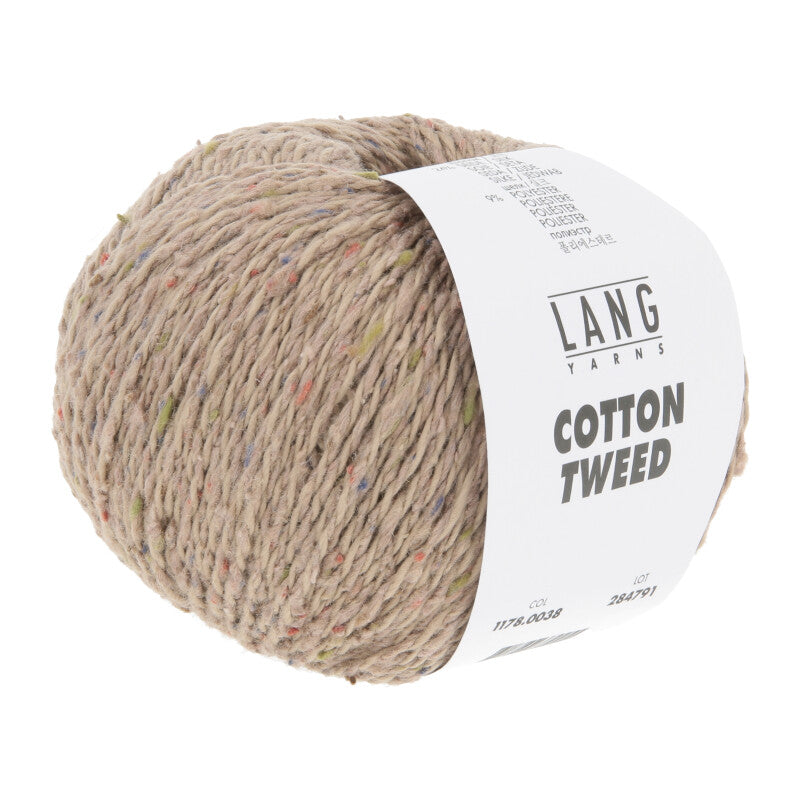 Lang Yarns - Cotton Tweed - hazelnut - 1178.0038