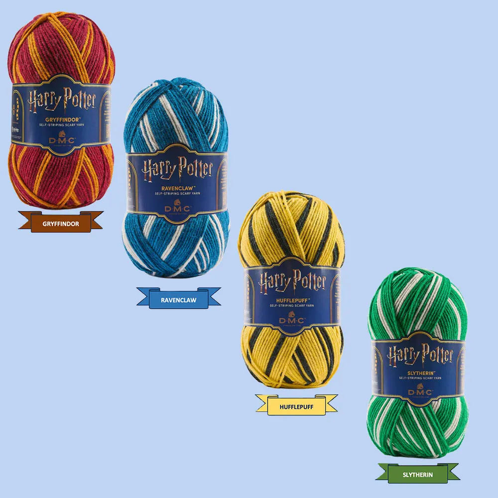DMC Harry Potter – Hogwarts Sjaalgaren – 300 g  - Slytherin 🧶🪄