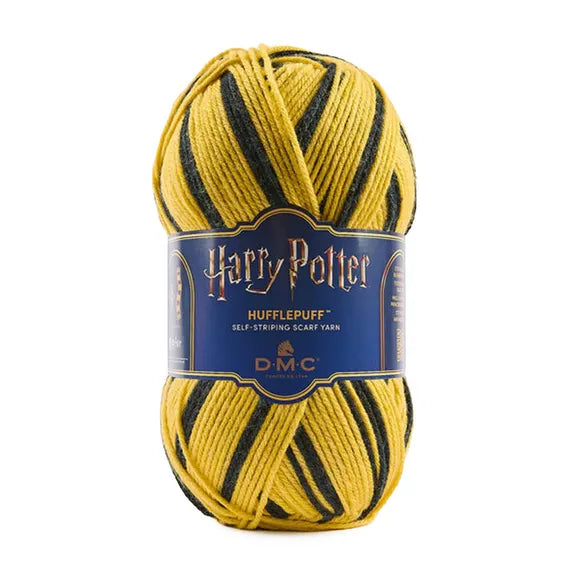 DMC Harry Potter – Hogwarts Sjaalgaren – 300 g  - Hufflepuff 🧶🪄