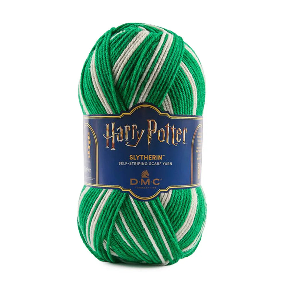 DMC Harry Potter – Hogwarts Sjaalgaren – 300 g  - Slytherin 🧶🪄