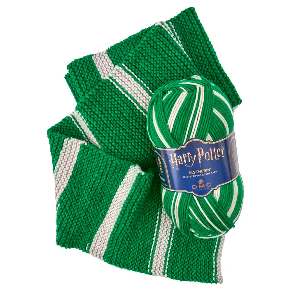 DMC Harry Potter – Hogwarts Sjaalgaren – 300 g  - Slytherin 🧶🪄