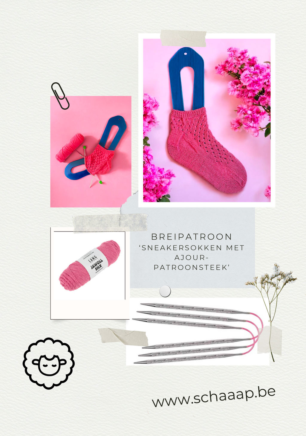 PDF - #SockYou - Sneakersokken met Ajourpatroonsteek - NED