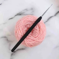 KnitPro Haaknaalden softgrip staal - fijn — 0.50 mm
