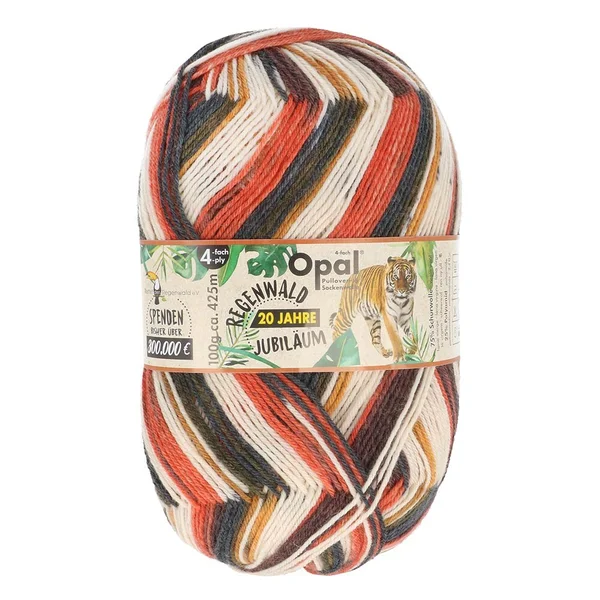 Opal Regenwald 4-draads / tiger - 1617