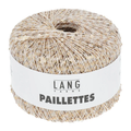 Lang Yarns - PAILLETTES - white/gold - 39.0002