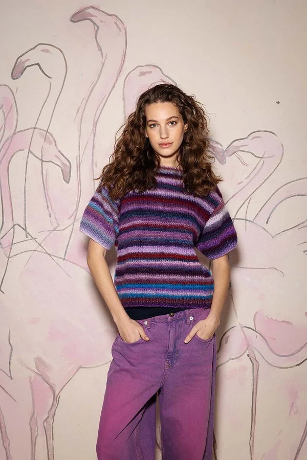 Lang Yarns - CLOUD - green/light blue/lilac - 1077.0014