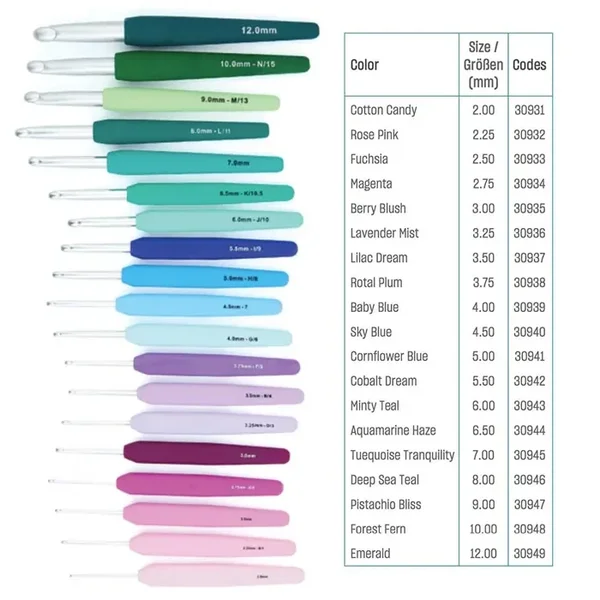 KnitPro Waves softgrip 2.0 Haaknaalden