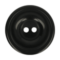 Knop - Bottoni Italiani maat 36 - 22,5mm - zwart - 000