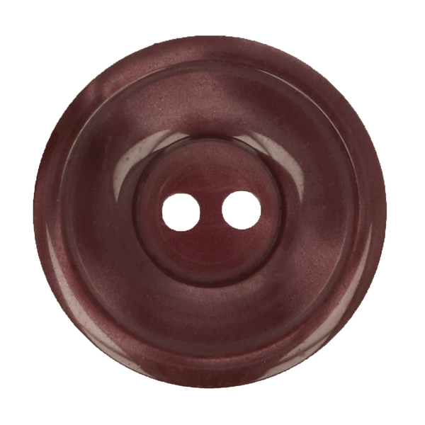 Knop - Bottoni Italiani maat 36 - 22,5mm - bruin/rood - 763