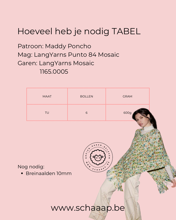 Lang Yarns - Punto 84 Mosaic