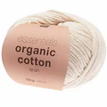 Essentials Organic Cotton aran - cream