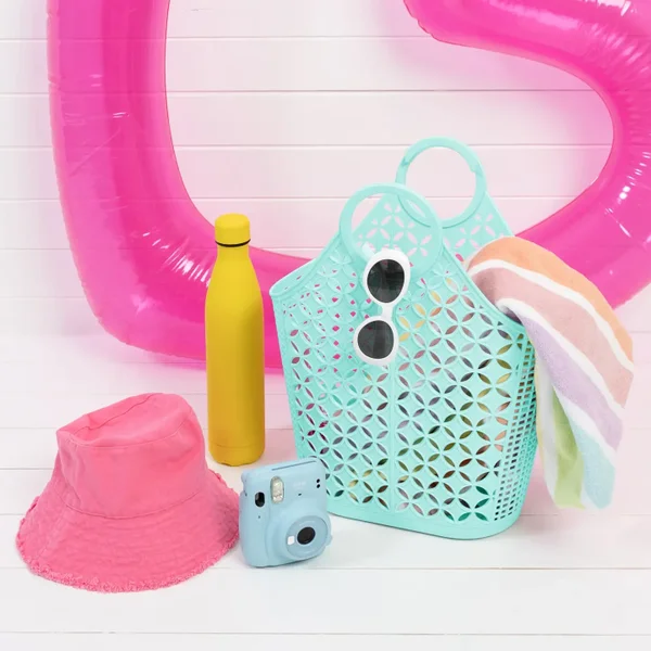 SunJellies - Atomic Tote / neon oranje