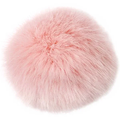 Rico Design - Fake Fur Pompon - M — blush pink