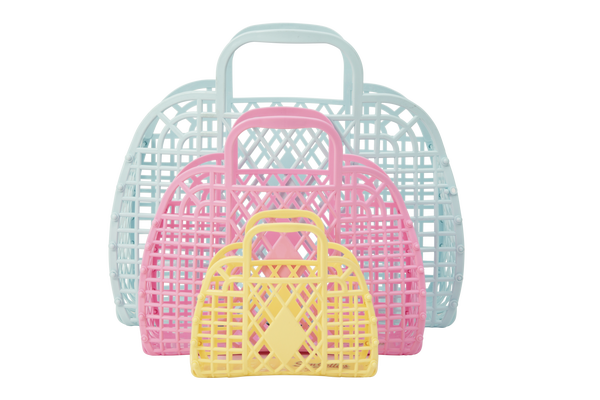 SunJellies - Retro Basket mini / pink
