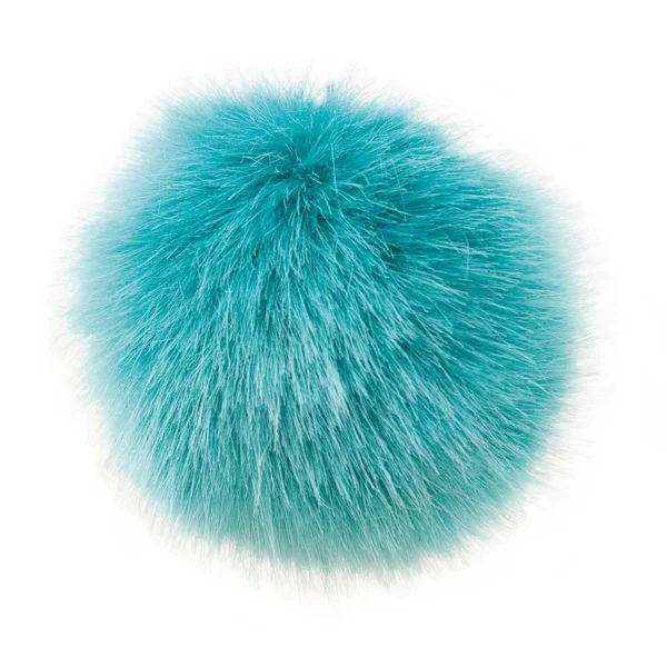 Rico Design - Fake Fur Pompon - M — petrol