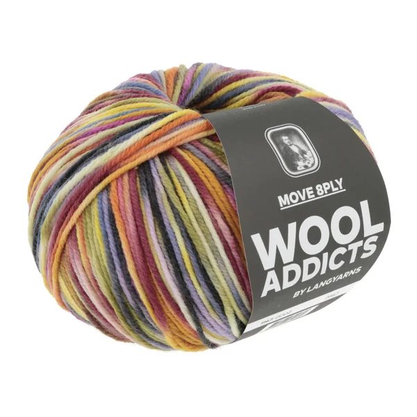 WoolAddicts - MOVE 8-ply - lilac/red/yellow - 1147.0002