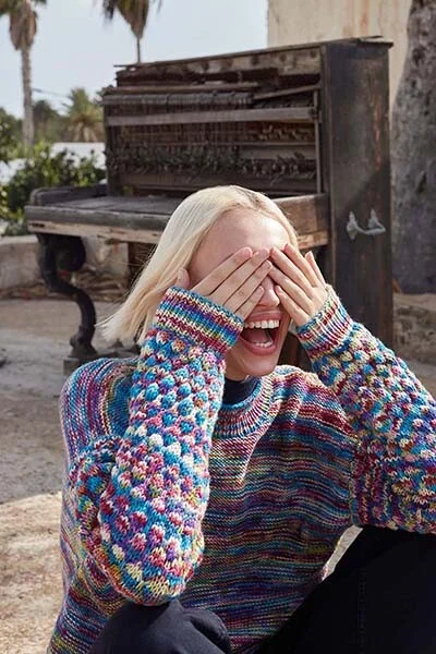 WoolAddicts - MOVE 8-ply - lilac/red/yellow - 1147.0002