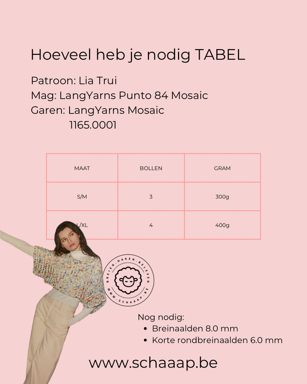 Lang Yarns - Punto 84 Mosaic