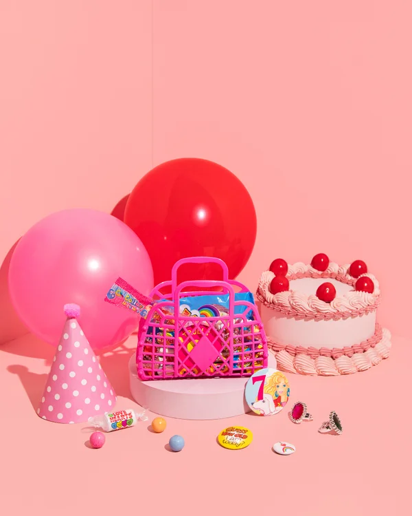 SunJellies - Retro Basket mini / blue