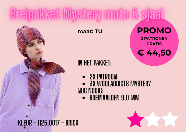 Breipakket Mystery Muts & Sjaal