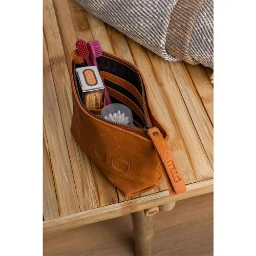 MUUD Laura - make-up tasje - whisky