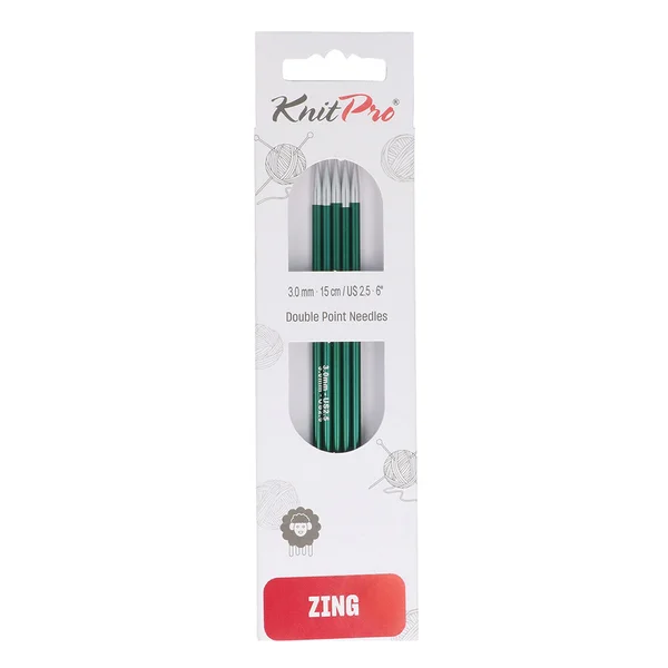 KnitPro Zing Sokkennaalden 15cm
