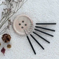 KnitPro Haaknaalden softgrip staal - fijn — 0.50 mm